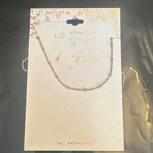 🎁 LC Lauren Conrad Rose Gold Necklace